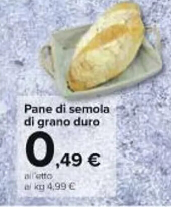 Carrefour Iper Pane di semola di grano duro offerta