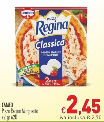 CAMEO Pizza Regina Margherita x2 gr 620