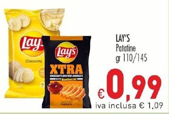 LAY'S Patatine gr 110/145