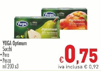 YOGA Optimum Succhi ml 200 x3