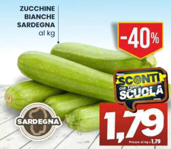 Vicino a te supermercati ZUCCHINE BIANCHE SARDEGNA offerta