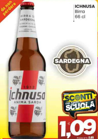ICHNUSA Birra 66 cl