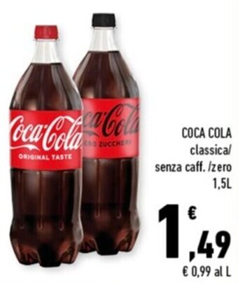 Conad Margherita COCA COLA classica 1,5 L offerta