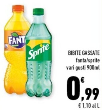 BIBITE GASSATE fanta/sprite 900ml