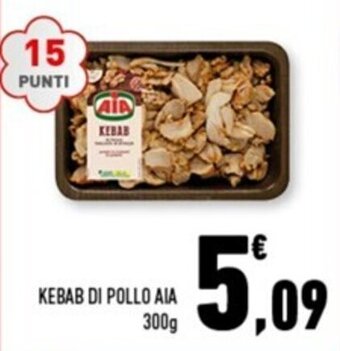 Conad Margherita KEBAB DI POLLO AIA 300g offerta