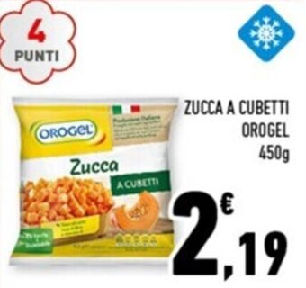 Conad Margherita ZUCCA A CUBETTI OROGEL 450g offerta