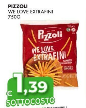 Eté PIZZOLI WE LOVE EXTRAFINI 750G offerta