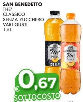 Eté SAN BENEDETTO THE' CLASSICO SENZA ZUCCHERO 1,5 L offerta