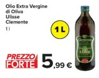 Carrefour Iper Olio Extra Vergine di Oliva Ulisse Clemente 1 l offerta