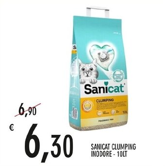 SANICAT CLUMPING INODORE - 10LT