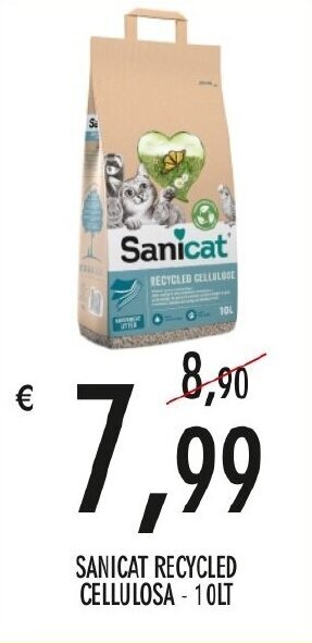 Moby Dick SANICAT RECYCLED CELLULOSA - 10LT offerta
