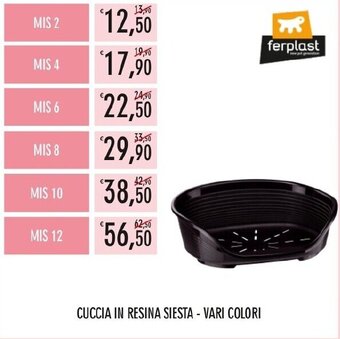 Moby Dick CUCCIA IN RESINA SIESTA - VARI COLORI MIS 2 offerta