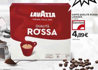 Coop CAFFÈ QUALITÀ ROSSA LAVAZZA 2 x 250 g offerta