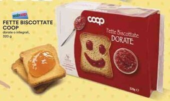 Coop FETTE BISCOTTATE COOP dorate o integrali, 320 g offerta