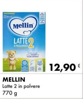 Iper Tosano MELLIN Latte 2 in polvere 770 g offerta