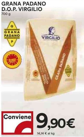 Coop GRANA PADANO D.O.P. VIRGILIO 700 g offerta