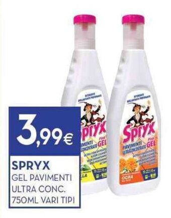 Proshop SPRYX GEL PAVIMENTI ULTRA CONC. 750ML VARI TIPI offerta
