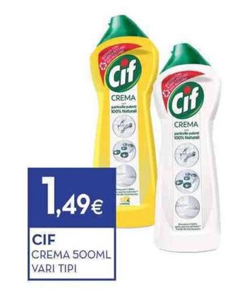 Proshop CIF CREMA 500ML VARI TIPI offerta