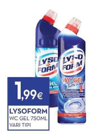 LYSOFORM WC GEL 750ML VARI TIPI
