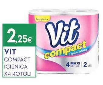 VIT COMPACT IGIENICA X4 ROTOLI