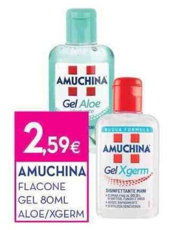 AMUCHINA FLACONE GEL 80ML ALOE/XGERM