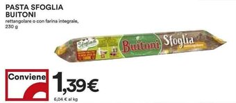 Coop PASTA SFOGLIA BUITONI 230 g offerta