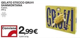 Coop GELATO STECCO GRUVI SAMMONTANA 4 pezzi, 240 g offerta