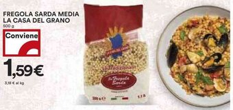 Coop FREGOLA SARDA MEDIA LA CASA DEL GRANO 500 g offerta