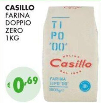 Eté CASILLO FARINA DOPPIO ZERO 1KG offerta
