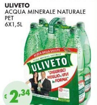 ULIVETO ACQUA MINERALE NATURALE PET 6X1,5L