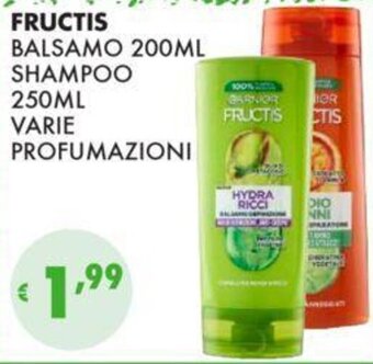 Eté FRUCTIS BALSAMO 200ML SHAMPOO 250ML offerta