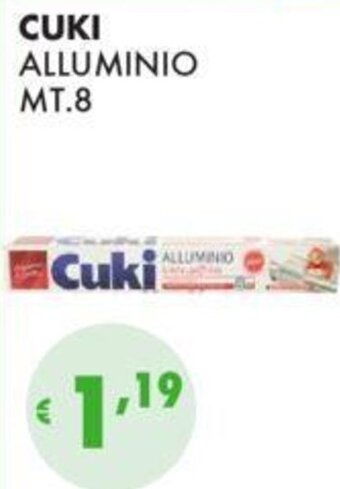 Eté CUKI ALLUMINIO MT.8 offerta