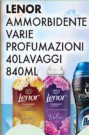 Eté LENOR AMMORBIDENTE VARIE PROFUMAZIONI 40LAVAGGI 840ML offerta