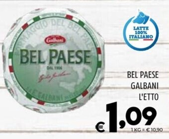 Il Centesimo BEL PAESE GALBANI L'ETTO offerta
