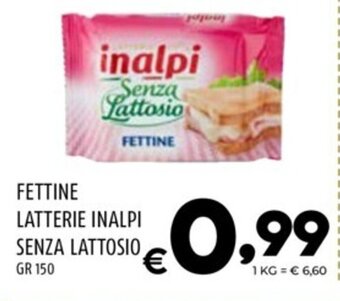 FETTINE LATTERIE INALPI SENZA LATTOSIO gr 150