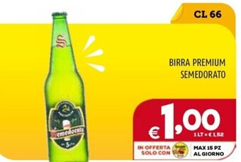 BIRRA PREMIUM SEMEDORATO CL 66