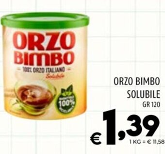 Il Centesimo ORZO BIMBO SOLUBILE gr 120 offerta