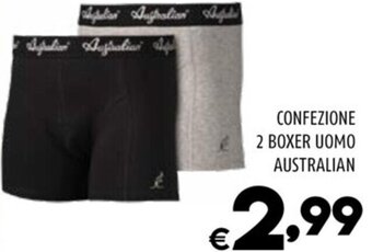 CONFEZIONE 2 BOXER UOMO AUSTRALIAN