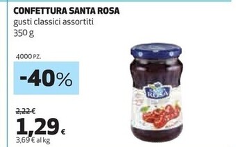 Coop Santa rosa confettura offerta