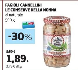 Coop Le conserve della nonna fagioli cannellini offerta