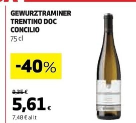 Coop Concilio gewurztraminer trentino doc offerta