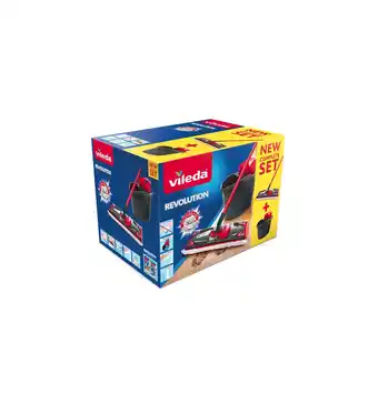 Vileda revolution box, con due panni in microfibra in omaggio