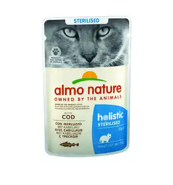 Busta da 70 grammi per gatto sterilizzato - com merluzzo