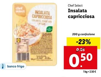 Lidl Chef Select Insalata capricciosa 200 g confezione offerta