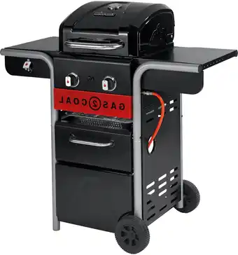 Eurobrico Barbecue a gas/carbone 'gas2coal 2.0 2b' in acciaio con due bruciatori, 114x63x117 cm - char-broil offerta