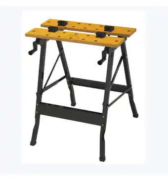 Cavalletto banco da lavoro in metallo, portata massima 100 kg - 60.5x65xh76 cm