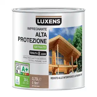 Impregnante incololore alta protezione acqua 750ml luxens