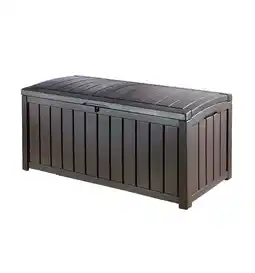 Eurobrico Baule keter 'glenwood' in resina marrone, 128x65x61 cm offerta