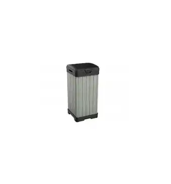 Eurobrico Pattumiera keter 'rockford waste bin' in duotech - 125 litri 41x41x87,4 cm offerta