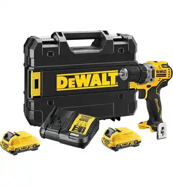 Eurobrico Trapano avvitatore brushless dewalt dcd701d2 con due batteria 2.0 ah offerta